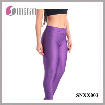 2015 hohe Taille Sexy Hosen Baumwolle Stretch Fitness Leggings (SNXX003)